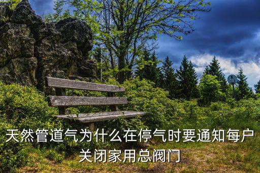 停氣通知，天然管道氣為什么在停氣時要通知每戶關閉家用總閥門