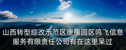 山西轉型綜改示范區唐槐園區鳴飛信息服務有限責任公司有在這里呆過