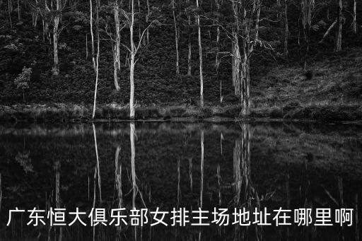 廣東恒大俱樂部女排主場地址在哪里啊
