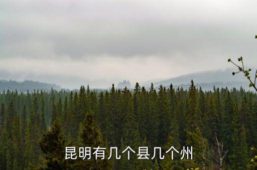 昆明有哪幾個區，昆明有幾個縣幾個州