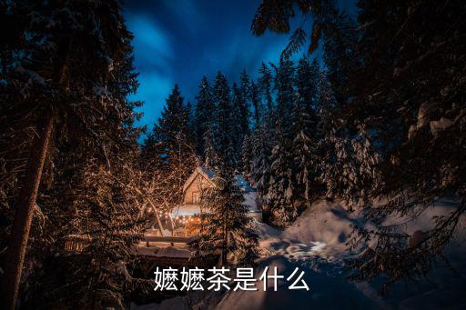 嬤嬤茶是什么
