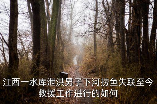 江西一水庫(kù)泄洪男子下河撈魚失聯(lián)至今救援工作進(jìn)行的如何