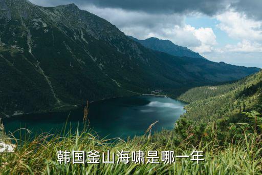 韓國釜山海嘯是哪一年