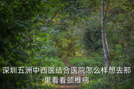 深圳五洲中西醫結合醫院怎么樣想去那里看看頸椎病