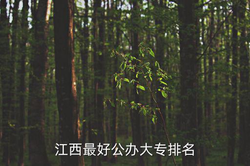 江西大專排名，江西專科排名