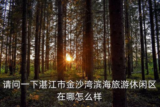 請問一下湛江市金沙灣濱海旅游休閑區在哪怎么樣