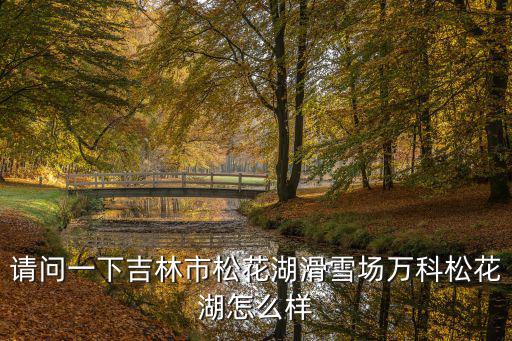 請問一下吉林市松花湖滑雪場萬科松花湖怎么樣