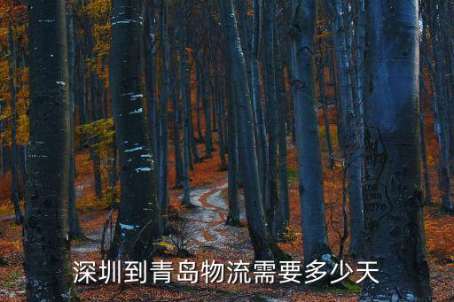 深圳到青島物流需要多少天