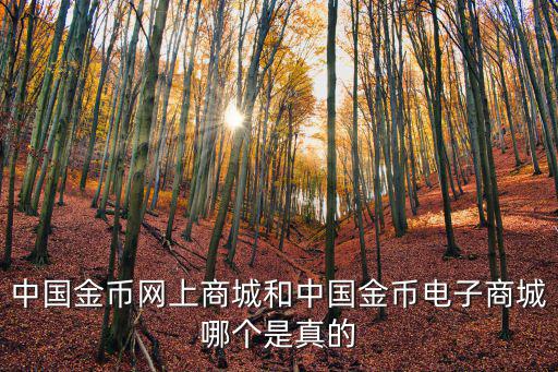 中國金幣網(wǎng)上商城和中國金幣電子商城哪個是真的