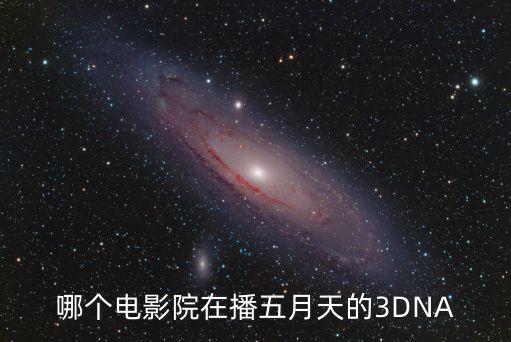 哪個電影院在播五月天的3DNA