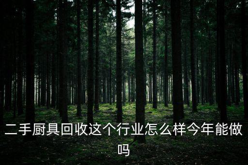二手廚具回收這個行業(yè)怎么樣今年能做嗎