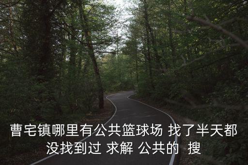 曹宅鎮哪里有公共籃球場 找了半天都沒找到過 求解 公共的  搜
