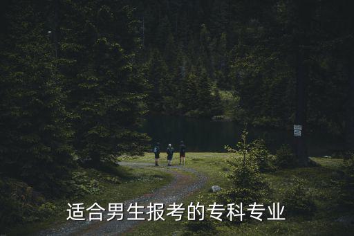 適合男生報考的?？茖I