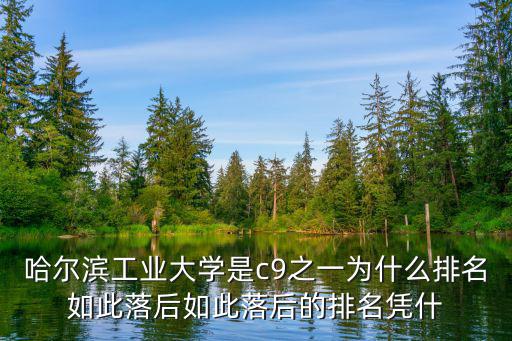 哈爾濱工業大學是c9之一為什么排名如此落后如此落后的排名憑什