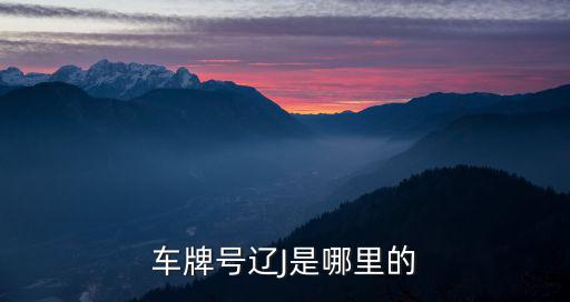 遼j，遼j4351是誰的車是什么牌子