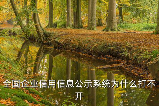 全國(guó)企業(yè)信用信息公示系，全國(guó)信用公示系統(tǒng)是什么