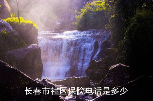 長春市社區(qū)保險電話是多少