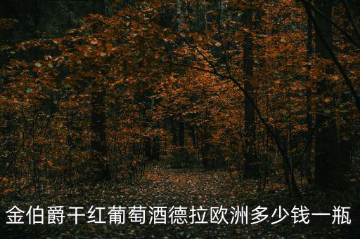 金伯爵干紅葡萄酒德拉歐洲多少錢一瓶