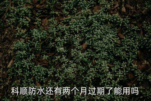 科順防水還有兩個月過期了能用嗎