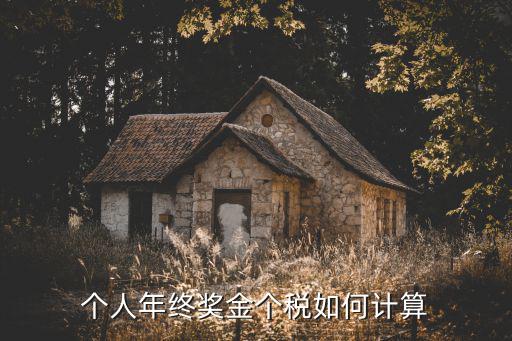 個人年終獎金個稅如何計算