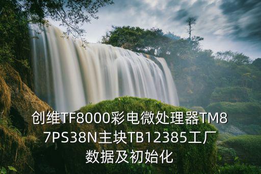 創維TF8000彩電微處理器TM87PS38N主塊TB12385工廠數據及初始化