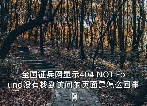 全國征兵網顯示404 NOT Found沒有找到訪問的頁面是怎么回事啊