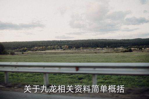 關于九龍相關資料簡單概括
