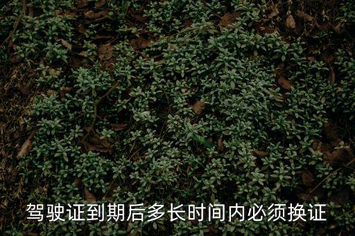 駕駛證換證期限，換駕駛證的期限是多長時間之前