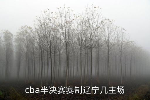 cba半決賽賽制遼寧幾主場