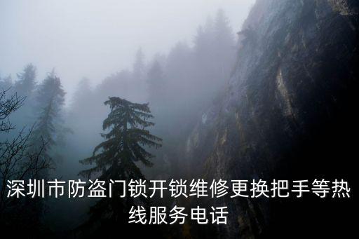 深圳市防盜門鎖開鎖維修更換把手等熱線服務電話