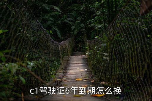 c1駕駛證6年到期怎么換