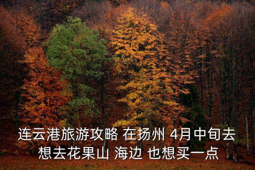 連云港旅游攻略 在揚(yáng)州 4月中旬去 想去花果山 海邊 也想買(mǎi)一點(diǎn)