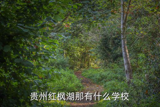 貴州紅楓湖那有什么學(xué)校