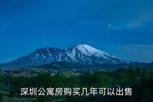 深圳公寓買房，深圳公寓房購買條件