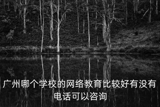 廣州哪個學校的網絡教育比較好有沒有電話可以咨詢