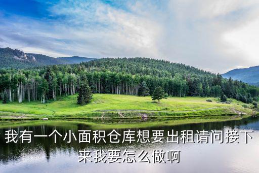 我有一個(gè)小面積倉庫想要出租請(qǐng)問接下來我要怎么做啊