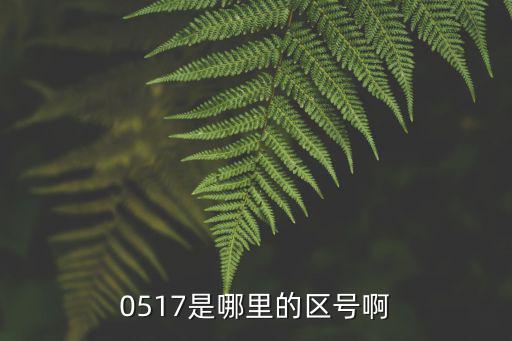 0517是哪里的區(qū)號(hào)啊