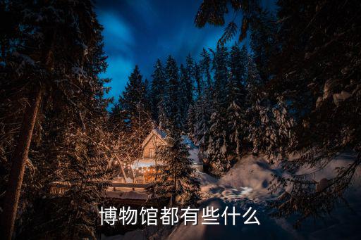 博物館里有什么，博物館里有什么傳統文化啊