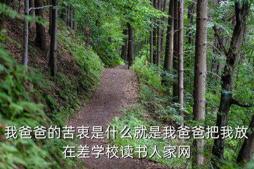 我爸爸的苦衷是什么就是我爸爸把我放在差學校讀書人家網