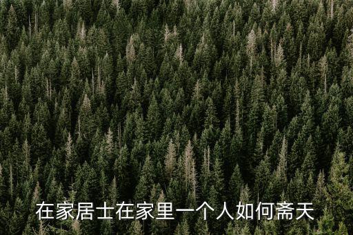 在家居士在家里一個人如何齋天