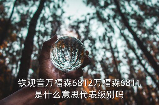 鐵觀音萬福森6812萬福森6811是什么意思代表級別嗎