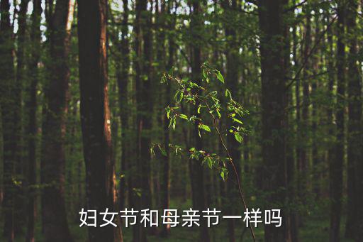 婦女節是母親節嗎，婦女節是母親節嗎