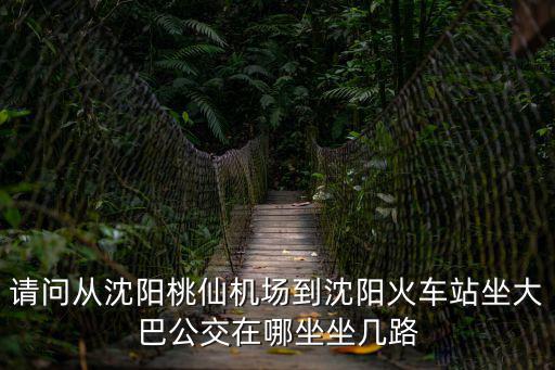 請問從沈陽桃仙機場到沈陽火車站坐大巴公交在哪坐坐幾路