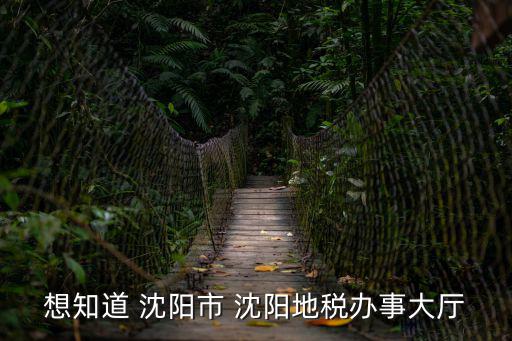 想知道 沈陽市 沈陽地稅辦事大廳