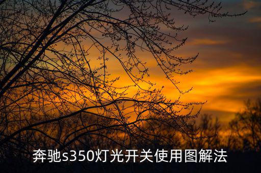 奔馳s350燈光開關使用圖解法