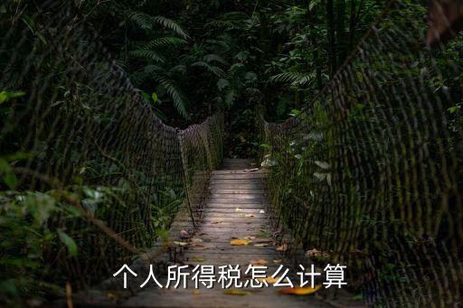 個稅如何計算，常見的個人所得稅如何計算
