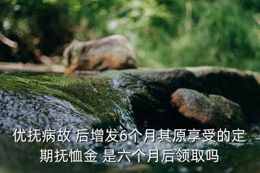 定期撫恤金，病故軍人遺屬定期撫恤金問題