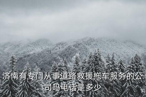 濟南有專門從事道路救援拖車服務的公司嗎電話是多少
