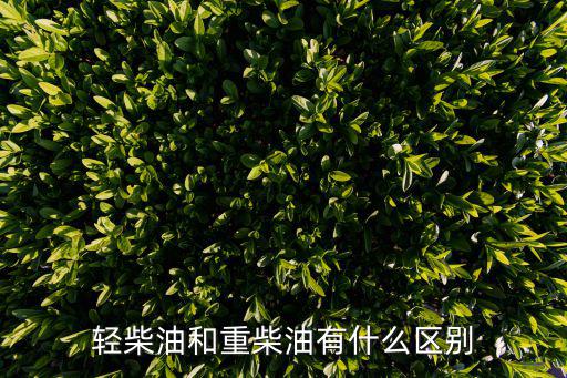 重柴油，用重柴油的柴油機有哪些