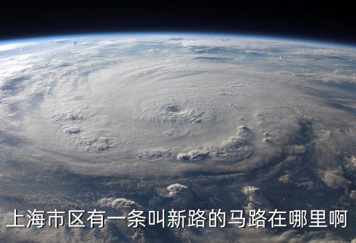 上海市區有一條叫新路的馬路在哪里啊